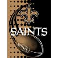New Orleans Saints "Diamondplate" 60" x 80" Super Plush Throw