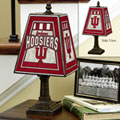 Indiana Hoosiers NCAA College Art Glass Table Lamp