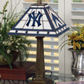 New York Yankees MLB Mission Style Stained Glass Lamp