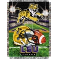 Louisiana State University LSU Tigers NCAA College "Home Field Advantage" 48"x 60" Tapestry Throw