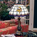 Minnesota Vikings NFL Stained Glass Table Lamp