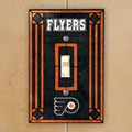 Philadelphia Flyers NHL Art Glass Single Light Switch Plate Cover