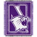 Northwestern Wildcats "Focus" 48" x 60" Woven Jacquard Throw