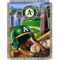 Oakland Athletics MLB "Home Field Advantage" 48" x 60" Tapestry Throw