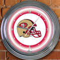 San Francisco 49ers NFL 15" Neon Wall Clock