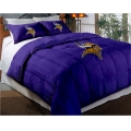Minnesota Vikings NFL Twin/Full Chenille Embroidered Comforter Set 64" x 86" with 2 Shams 24" x 30"