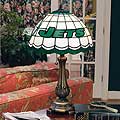 New York Jets NFL Stained Glass Table Lamp