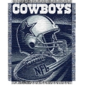 Dallas Cowboys NFL "Spiral" 48" x 60" Triple Woven Jacquard Throw