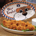 Auburn Tigers NCAA College 12" Gameday Ceramic Oval Platter