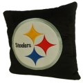 Pittsburgh Steelers NFL 16" Embroidered Plush Pillow with Applique