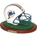 Miami Dolphins NFL Football Helmet Figurine