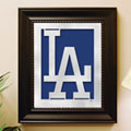 Los Angeles Dodgers MLB Laser Cut Framed Logo Wall Art