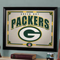 Green Bay Packers NFL Framed Glass Mirror