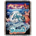 Miami Dolphins NFL "Home Field Advantage" 48" x 60" Tapestry Throw