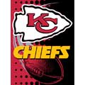 Kansas City Chiefs "Flash" 60" x 80" Super Plush Throw