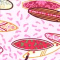 Surfs Up Pink Surfing Queen Tailored Bed Skirt