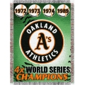 Oakland Athletics MLB "Commemorative" 48" x 60" Tapestry Throw
