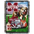 Mississippi State Bulldogs "Home Field" 48" x 60" Woven Tapestry Throw