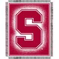 Stanford Cardinal "Focus" 48" x 60" Woven Jacquard Throw