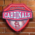 St. Louis Cardinals MLB Neon Shield Wall Lamp