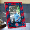 Chicago Cubs MLB 9" x 6.5" Vertical Art-Glass Frame