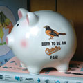 Baltimore Orioles MLB Ceramic Piggy Bank