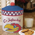 Kansas Jayhawks NCAA College Gameday Ceramic Cookie Jar