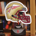 Florida Seminoles NCAA College Neon Helmet Table Lamp