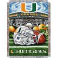 Miami Hurricanes "Home Field" 48" x 60" Woven Tapestry Throw