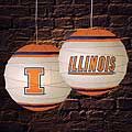 Illinois Illini NCAA Rice Paper Lamp