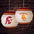 USC University of Southern California Trojans Rice Paper Lamp