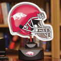 Arkansas Razorbacks NCAA College Neon Helmet Table Lamp