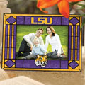 LSU Louisiana State Tigers NCAA College 6.5" x 9" Horizontal Art-Glass Frame