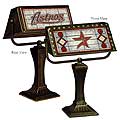 Houston Astros MLB Art Glass Banker's Lamp