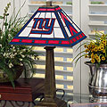 New York Giants NFL Mission Style Stained Glass Lamp