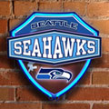 Seattle Seahawks NFL Neon Shield Wall Lamp
