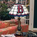 Boston Red Sox MLB Stained Glass Table Lamp