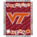 Virginia Tech Hokies NCAA College Baby 36" x 46" Triple Woven Jacquard Throw