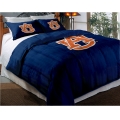 Auburn Tigers College Twin Chenille Embroidered Comforter Set with 2 Shams 64" x 86"