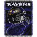 Baltimore Ravens "Spiral" 48" x 60" Woven Jacquard Throw