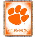 Clemson Tigers "Focus" 48" x 60" Woven Jacquard Throw