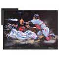 At the Plate - Framed Canvas