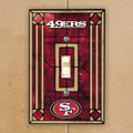 San Francisco 49ers NFL Art Glass Single Light Switch Plate Cover