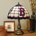 Boston Red Sox MLB Stained Glass Tiffany Table Lamp