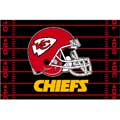 Kansas City Chiefs 39" x 59" Tufted Acrylic Rug