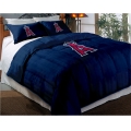 Los Angeles Angels MLB Twin Chenille Embroidered Comforter Set with 2 Shams 64" x 86"