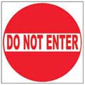 DO NOT ENTER - Contemporary mount print with beveled edge