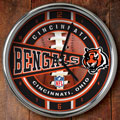 Cincinnati Bengals NFL 12" Chrome Wall Clock