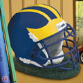 Michigan Wolverines NCAA College Helmet Bank