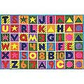Numbers & Letters Rug (8' x 11')